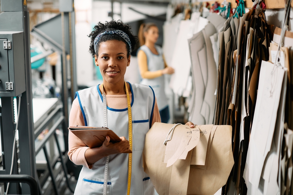 Clothing manufacturing facility with erp for apparel manufacturing supporting garment production, inventory tracking, and factory operations.

