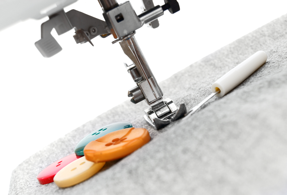 Sewing operators on a small production line supported by apparel software for small business scheduling tools