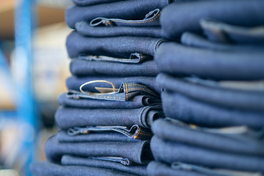 Apparel inspection station where materials are verified inside apparel production planning software